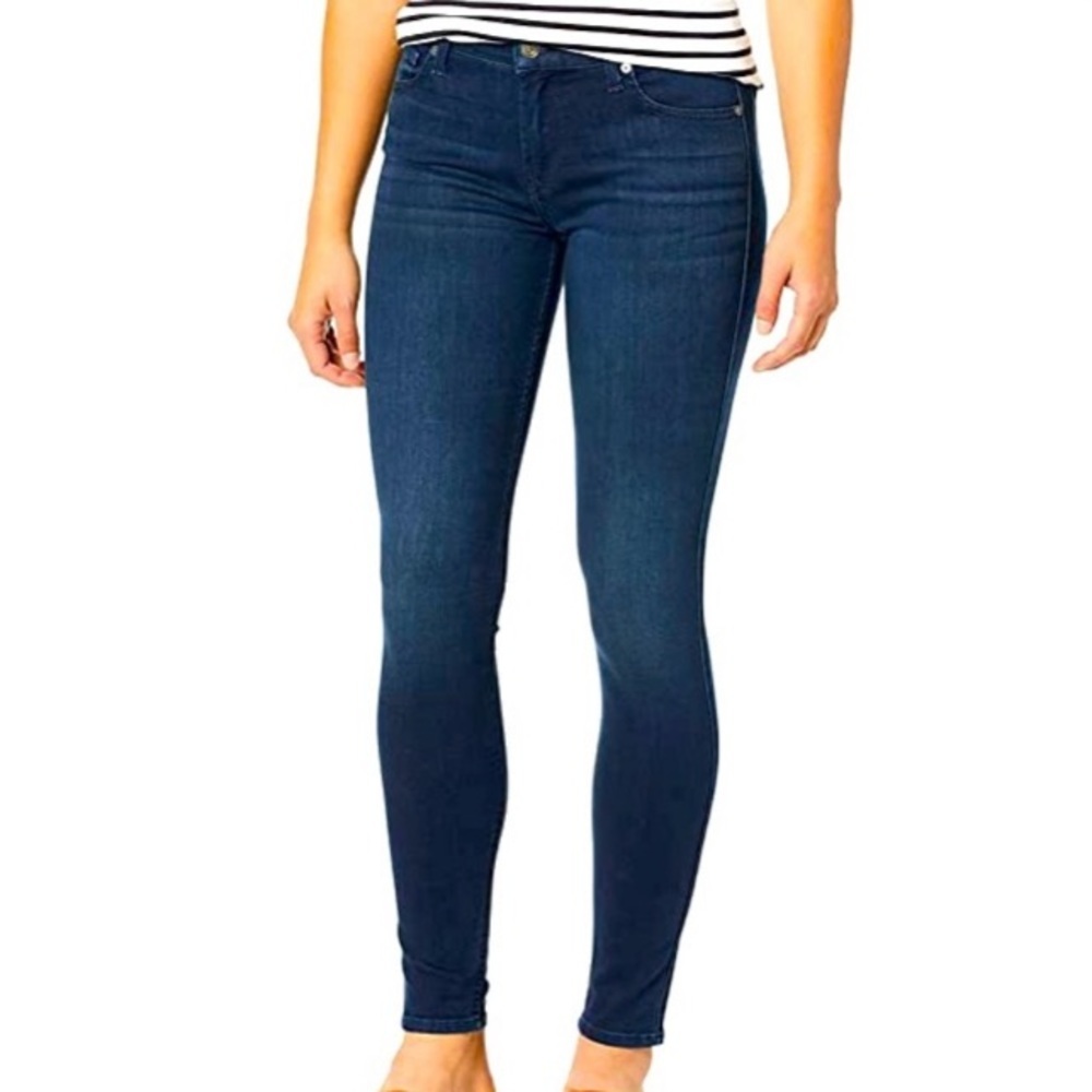 7 For All Mankind Women's Skinny Jeans - Dark Blue